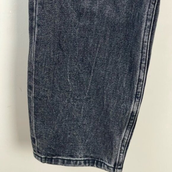 Abercrombie & Fitch Curve Love High Rise Mom Jean size 27 Short black - Picture 8 of 13